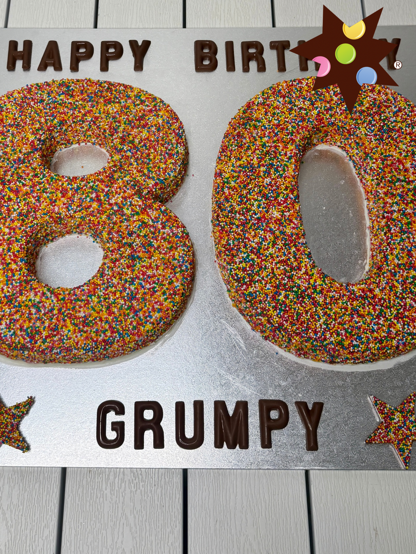 Double Digit Number Smashcake | Freckles | Piñata Cake Sydney Delivery