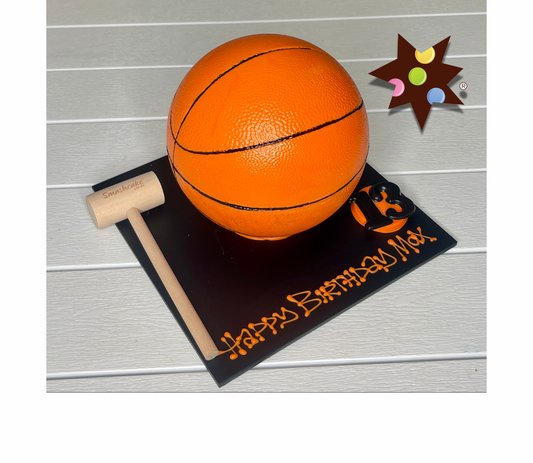 Basket Ball Smash Cake (3D)