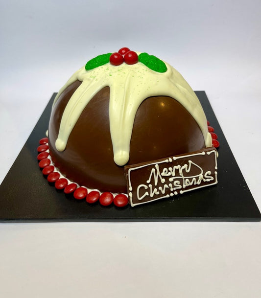 Dome Christmas Pudding Smashcake