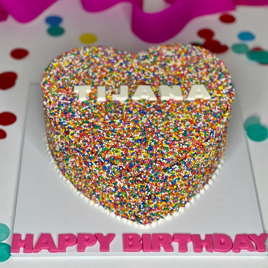 Heart Freckle Smash Cake