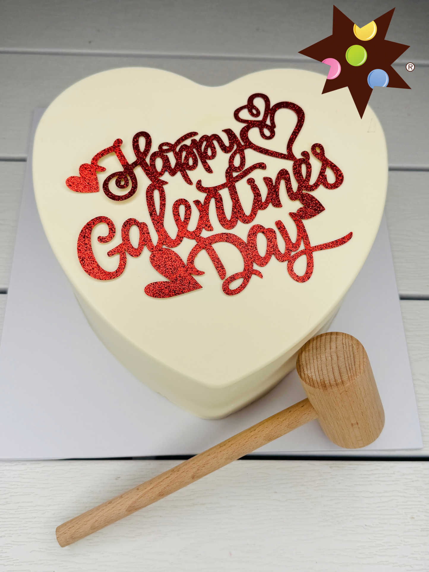 Galentine’s Day Valentine’s Smashcake – Heart Chocolate Smash Cake | Sydney Delivery
