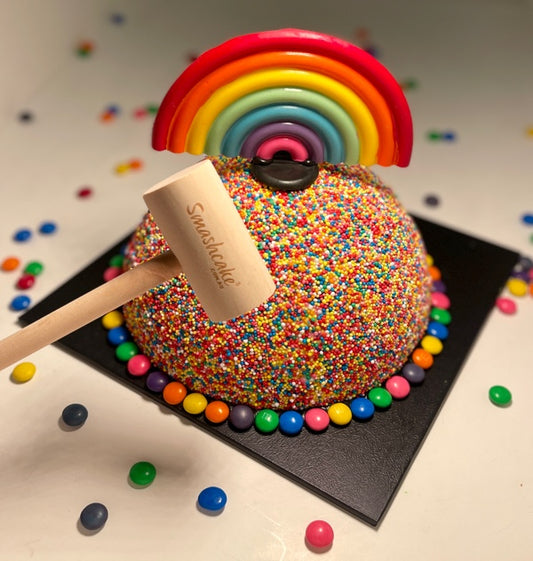 Rainbow Smashcake