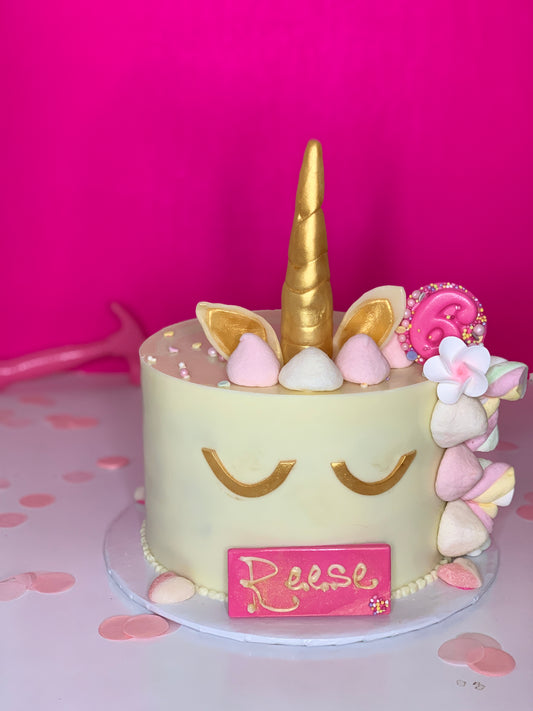 Unicorn Smashcake (Pastel & Gold)