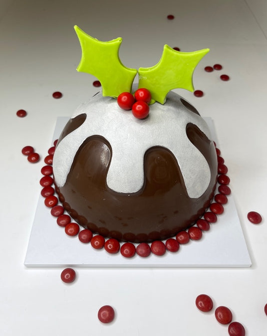 Christmas Pudding Smashcake  Cartoon Style