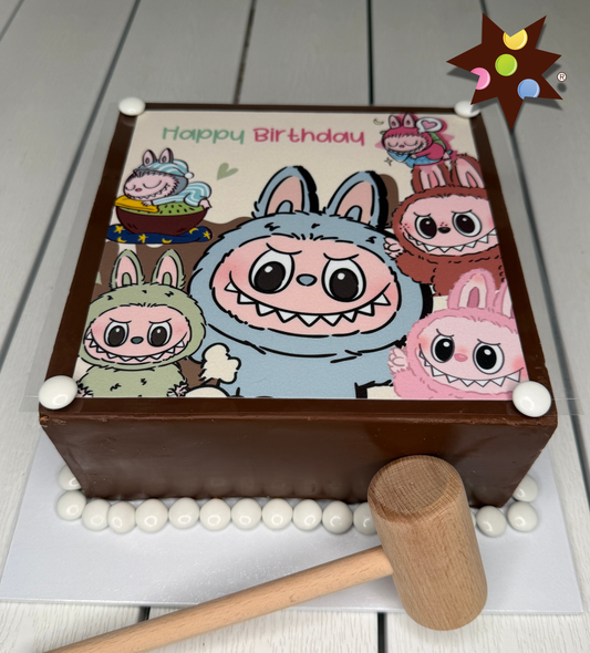Labubu Smash Cake Sydney | Chocolate Smash Cake Delivery