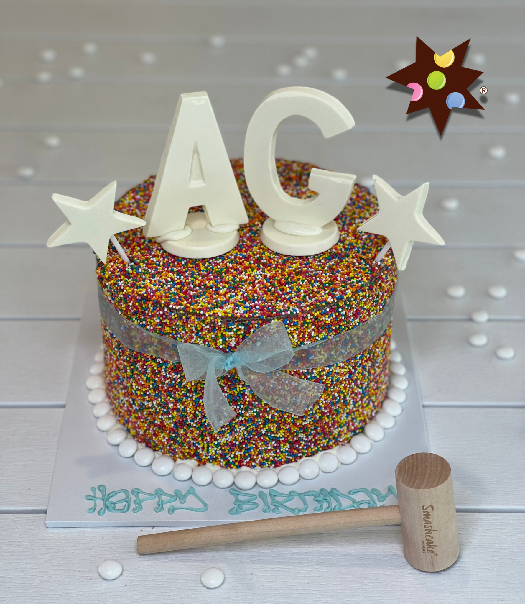 Hundreds & Thousands Smash Cake – Smashcake AU