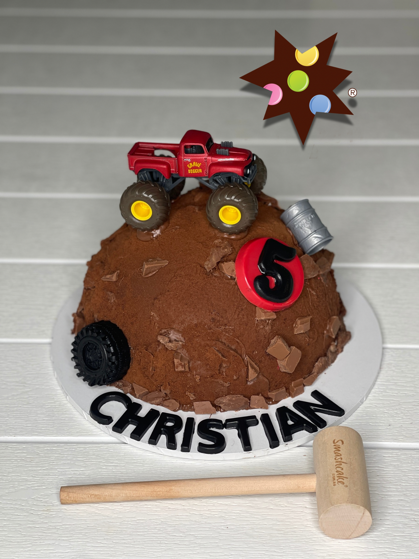 Monster Truck Smashcake